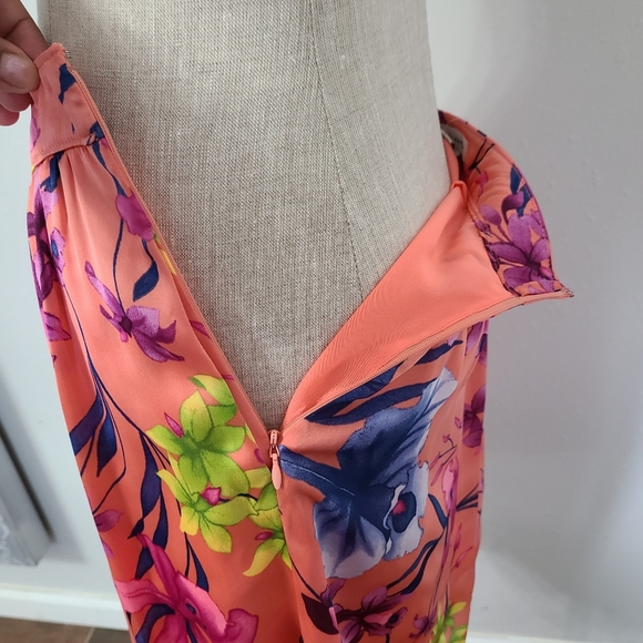 Banana Republic floral skirt size 2 *G1 - Picture 5 of 7